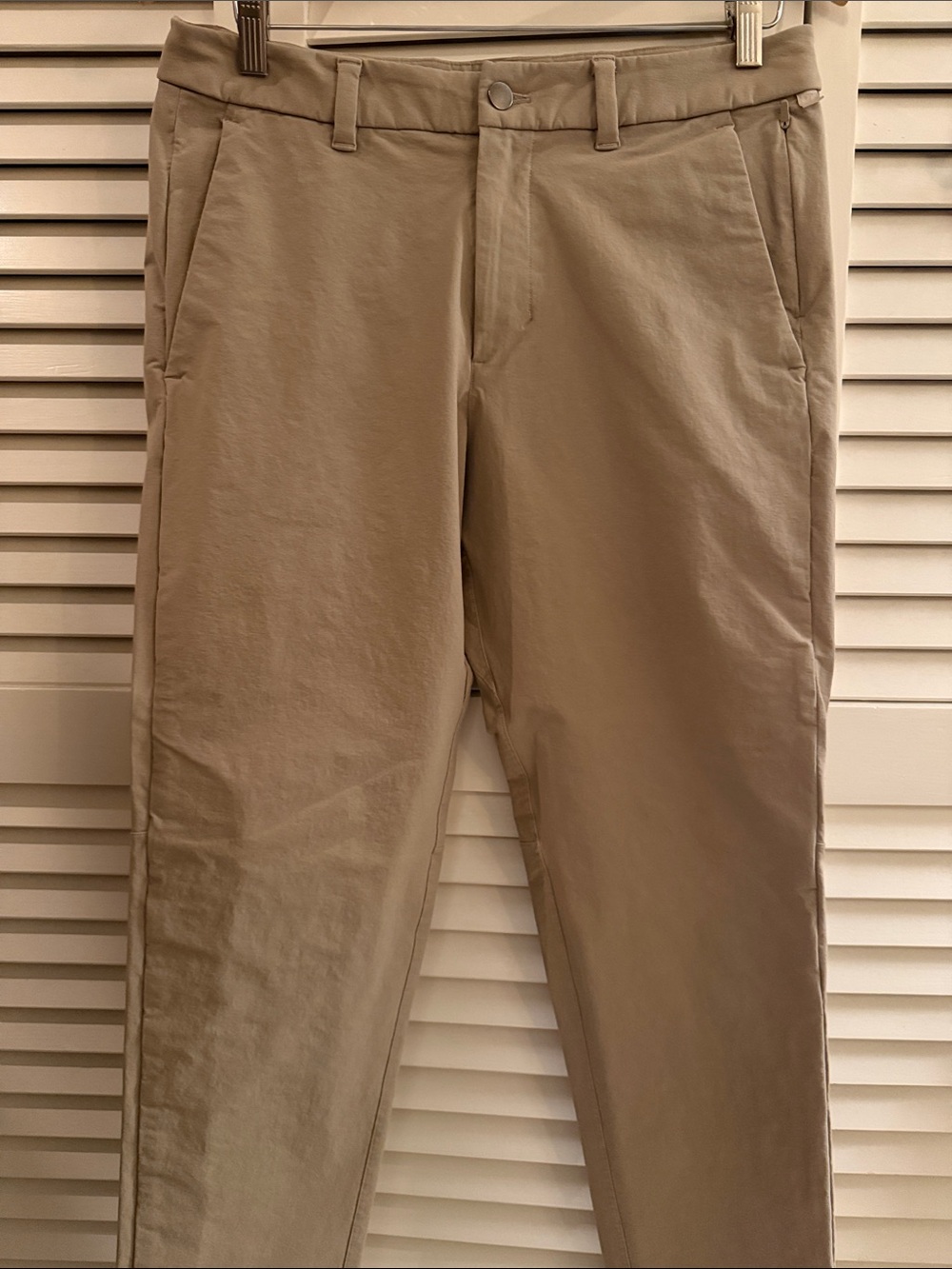 lululemon athletica Men's Khaki Tan Slim Chino Pants